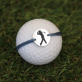 Bracelet Cordon Médaille Golf à graver | Argenté