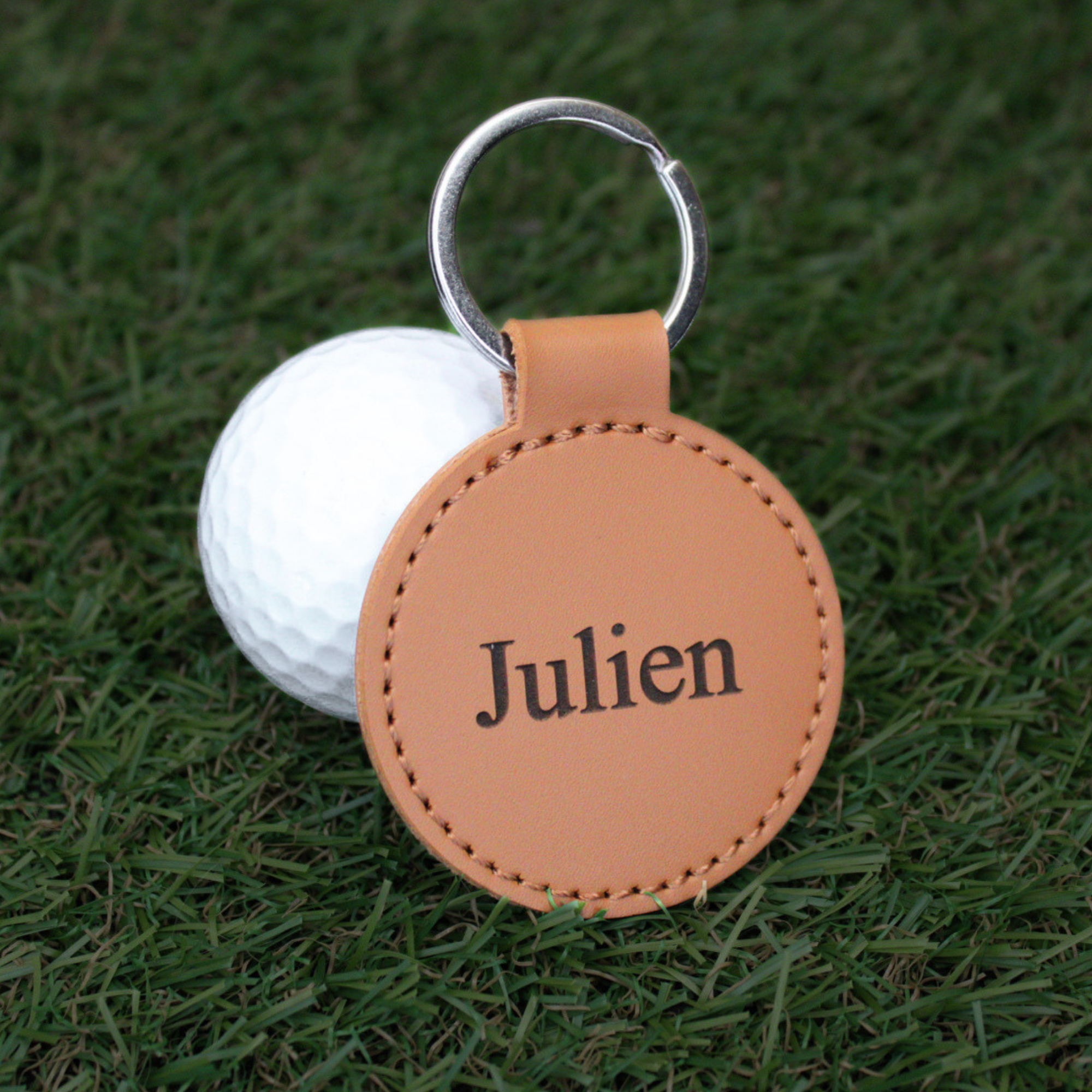 Porte-clés Golf en cuir PU