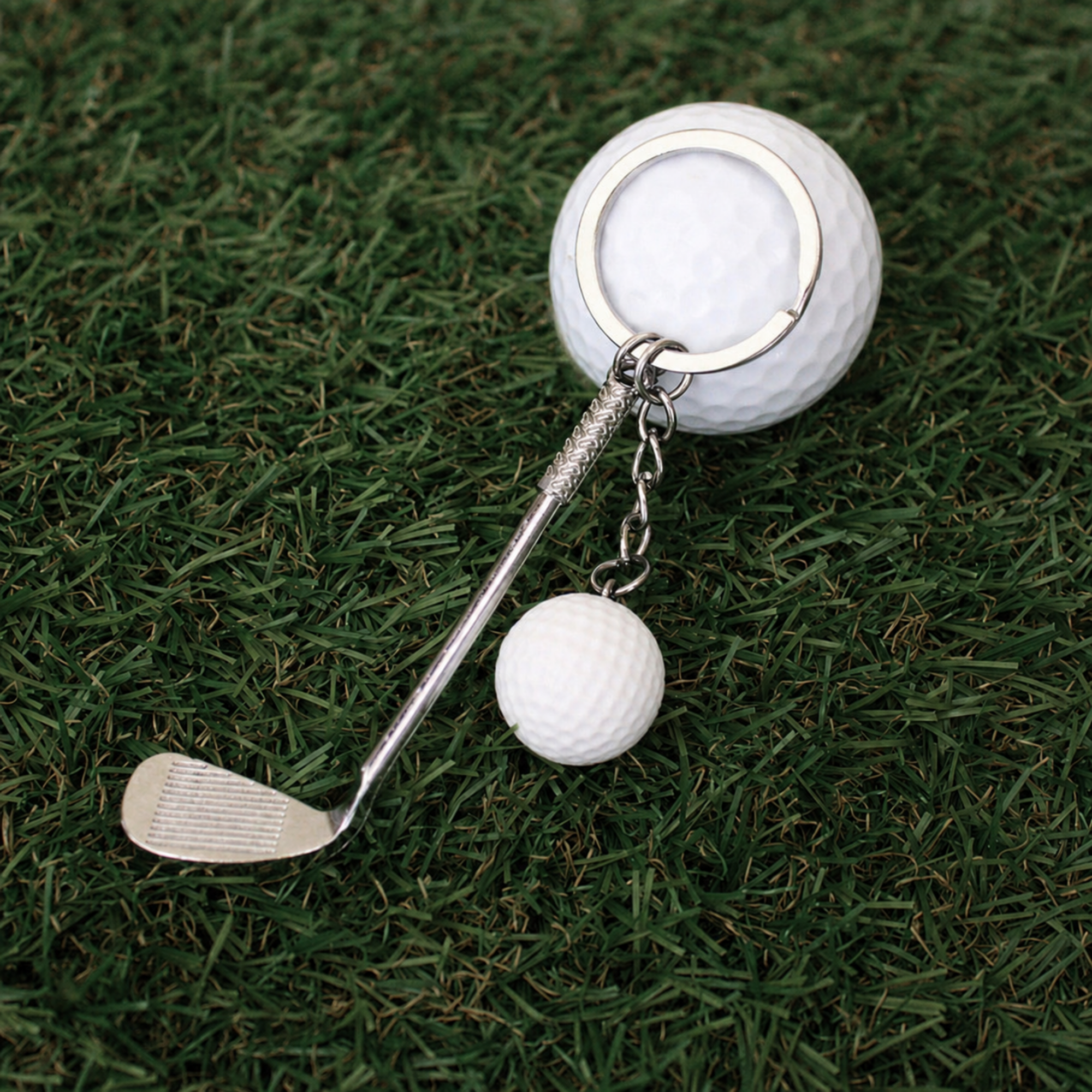 Porte-clés Balle & Club de golf