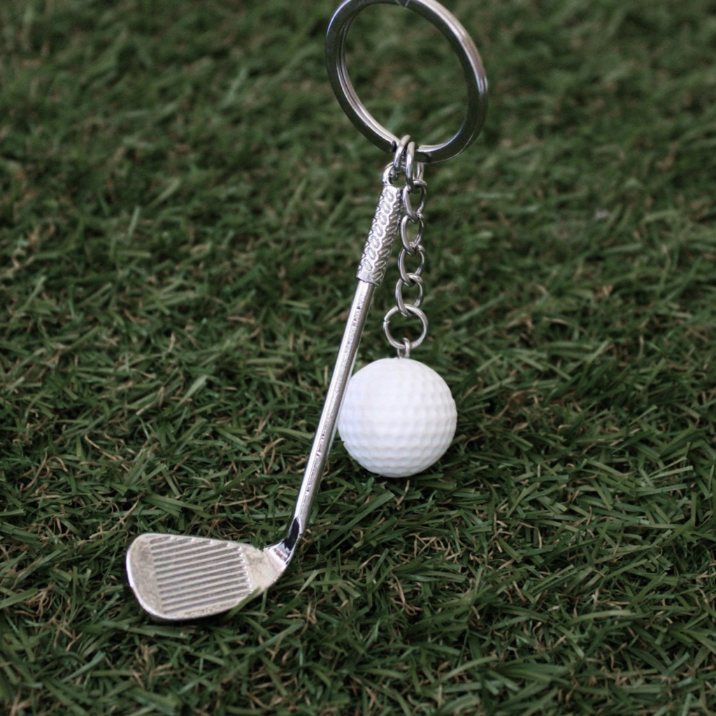 Porte-clés Balle & Club de golf