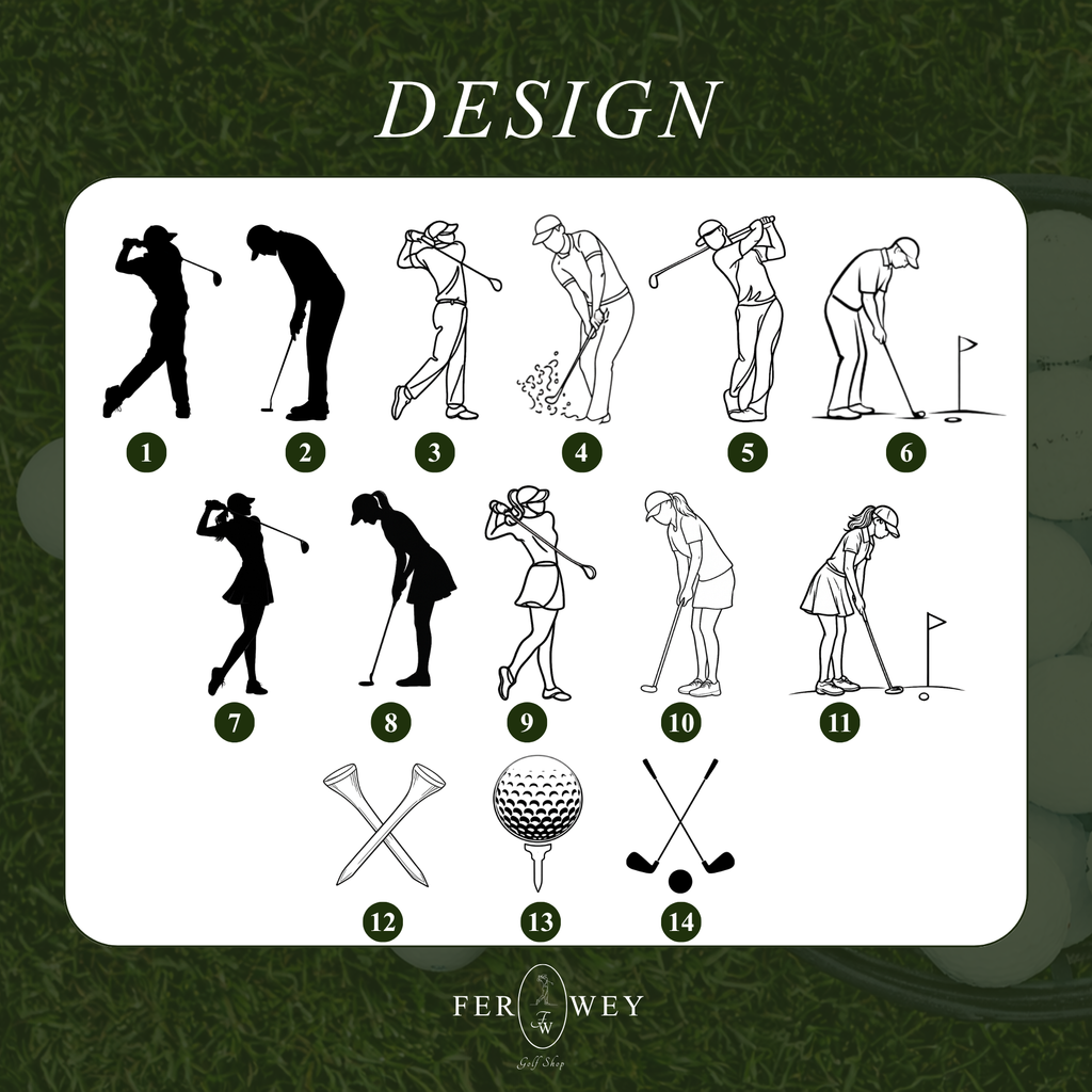 Bracelet Chaîne Médaille Golf à graver | Argenté