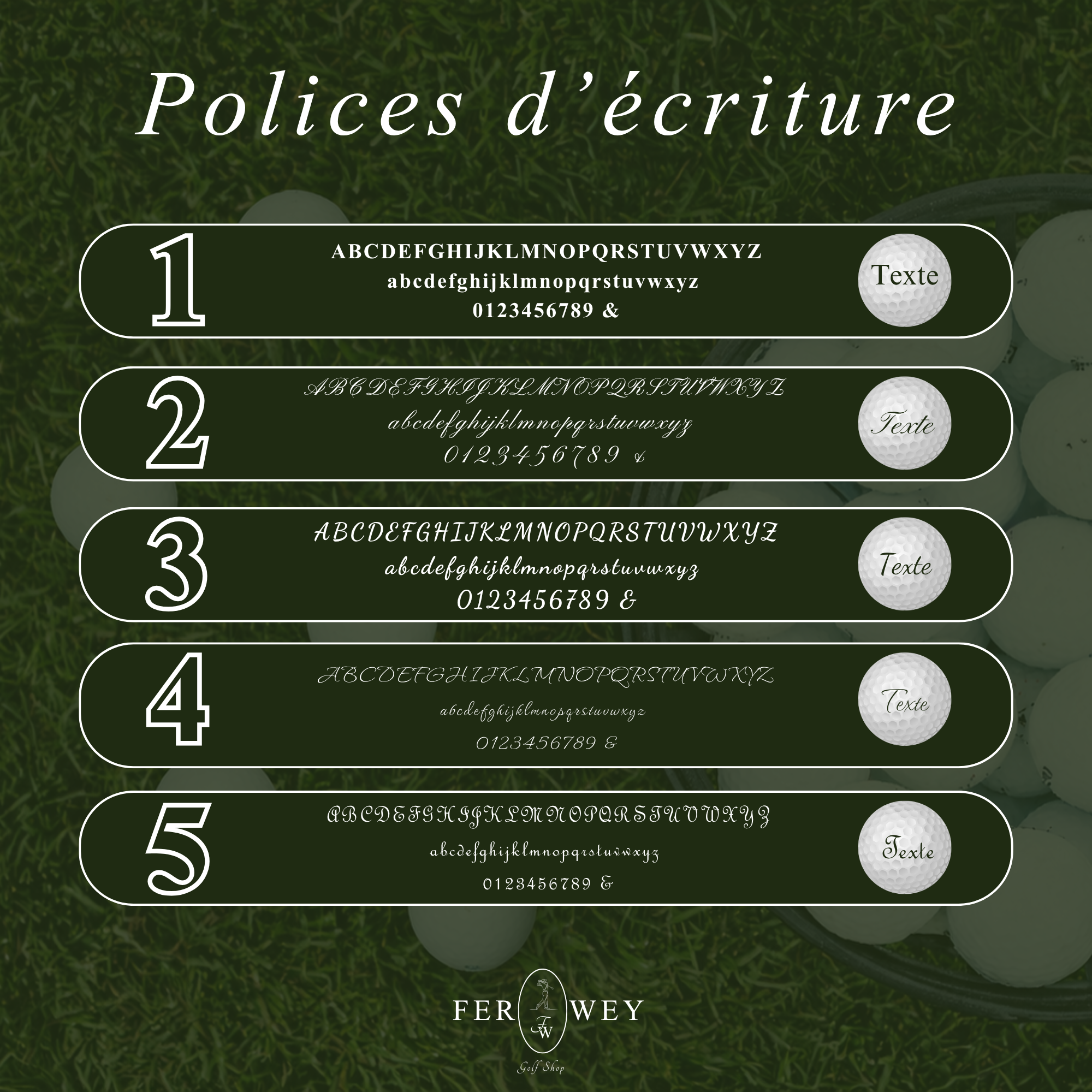 Bracelet Chaîne Médaille Golf à graver | Argenté